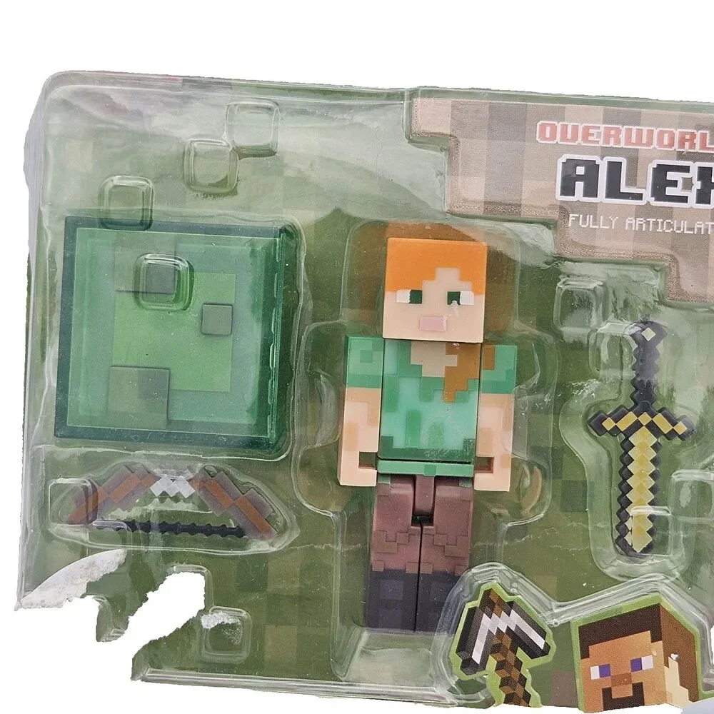 Minecraft Alex Jade Dungeons Mattel Figure Lot Nether Mini Figures New